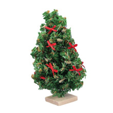 (As show, One size) Realistic 1:12 Dollhouse Christmas Tree Mini Furniture for Xmas Kids Gifts
