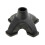(22mm, One size) Anti-skid Stabilizing Shock Absorb End Crutch Cane Rubber Tips 1