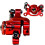 (Front)For Mercane WideWheel/PRO Brake Caliper/Pad Wide wheel Rear Brake (Red) 5