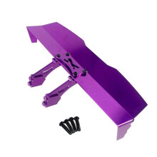 (Violet) RC Car Parts Metal Tail Wing For MJX Hyper Go 16207 H16PL Rear Spoiler Wing