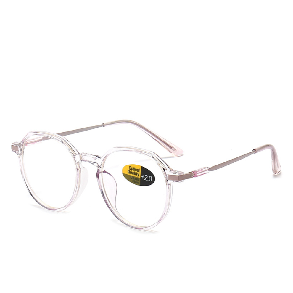 (Purple, +0.75 strength) Big Frame  Blue Light Blocking Reading Glasses New