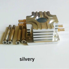 (Silver) Aluminum Water Jacket for Zenoah 26cc 29cc 30CC Gas Marine Engine RC Model Boat js