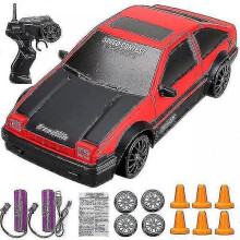 2.4g Drift Rc Car 4wd Rc Drift Car Toy Remote Control Gtr Model Ae86 Vehicle Car Rc Racing Car Toy for Children Christmas Gifts Fg