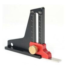 Height Gauge Woodworking Saw Tools Table Height Gauge Depth Measuring Ruler Sets Fg