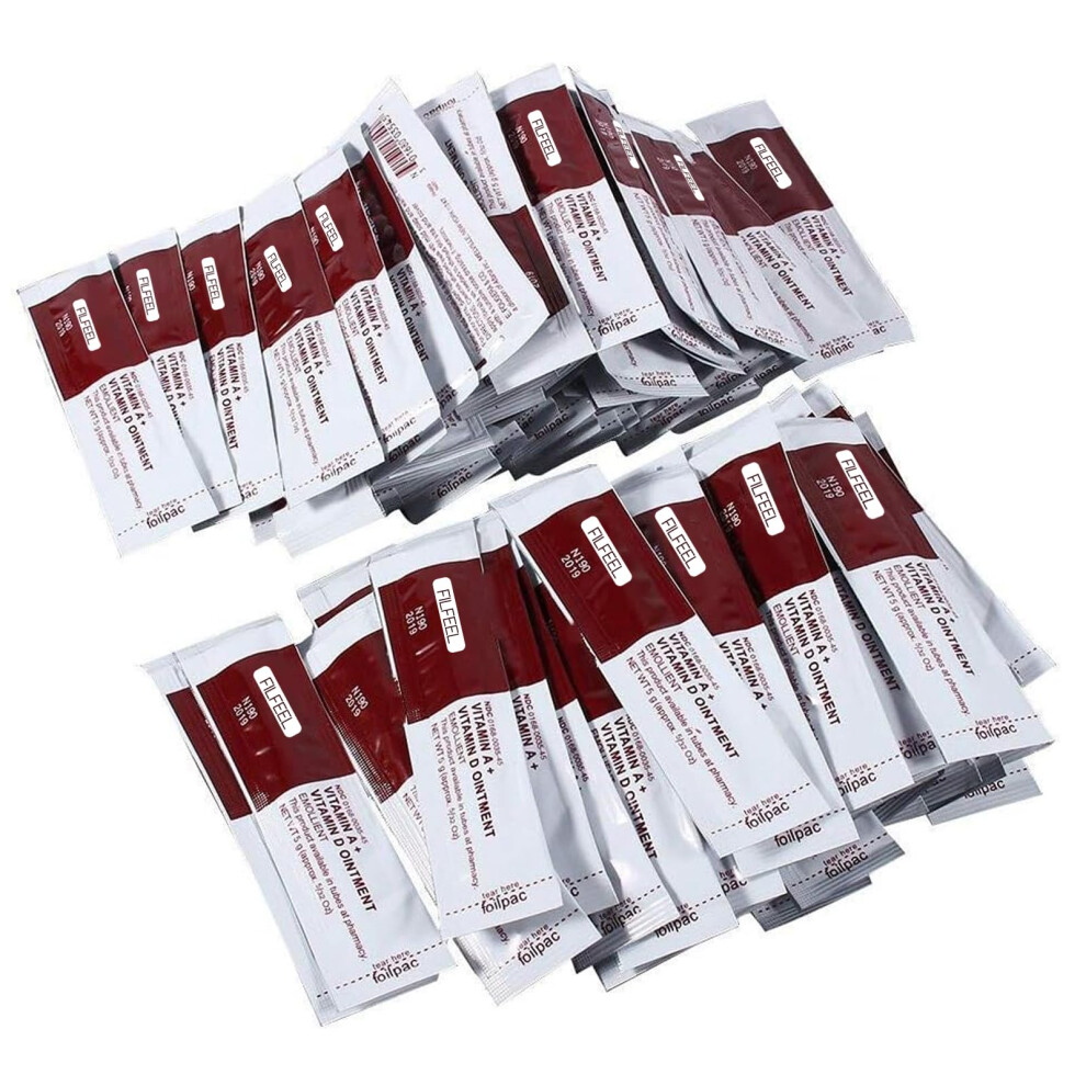 Gogerstar Cream Tattoo 100Pcs Vitamin A&D Aftercare Anti-Stain Ointment For Tattoos For Tattooing Body Art Permanent Makeup Supplies For Tattoo Artists