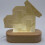 Oval Wooden Base Light Acrylic 3D Led Night Lamp New 3