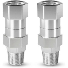 2pcs Pressure Washer Swivel, 3/8 Inch Npt Male Thread Fitting