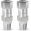 2pcs Pressure Washer Swivel, 3/8 Inch Npt Male Thread Fitting 1