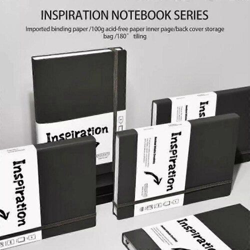 (A, Pink) A5 Hardback Lined Notebook Ruled Notepad Notes Diary Book Customizable Notebook js 1