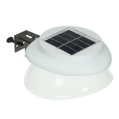 Solar Power Fence Lamp UFO Shape 9 LED Gutter Lighting New 1