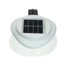 Solar Power Fence Lamp UFO Shape 9 LED Gutter Lighting New