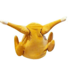 Moving Turkey Leg Hat Sand Sculpture Toy Electric Chicken Leg Hat Dances with Music 242526