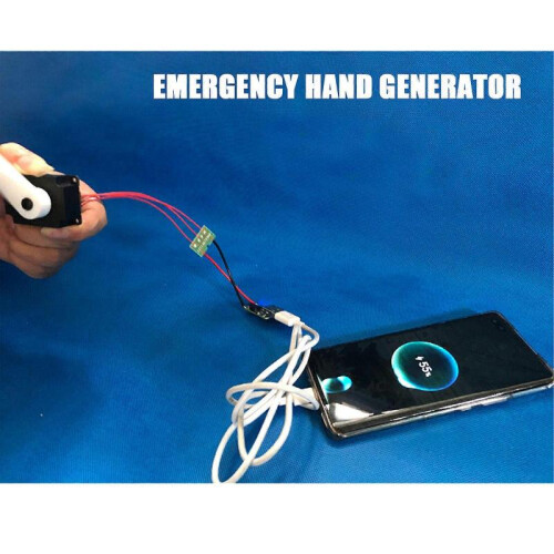 Mikro DIY Handkurbel Generator Set Drei Phasen Permanentmagnet Brstenlos Dynamo NEW 1