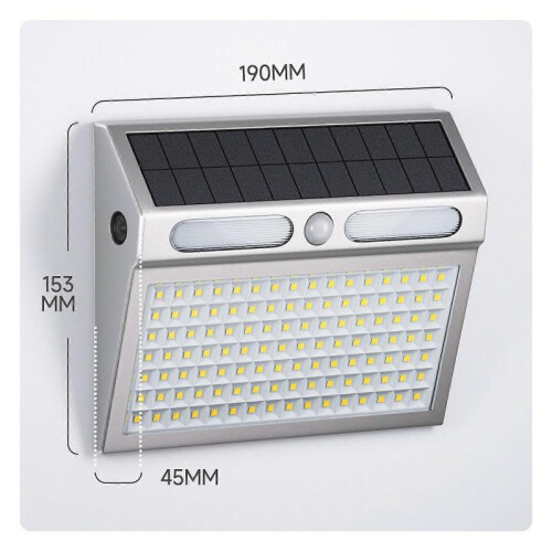 LED Solar Light lamp with Motion Detector Outdoor Garden Sensor Spotlight Fg 2