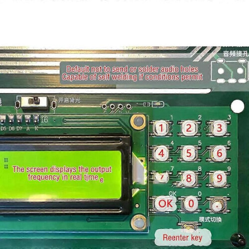 Schumann Wave Generator Pulse Sine Frequency 0.01Hz~30000Hz + Keyboard + Case js 1