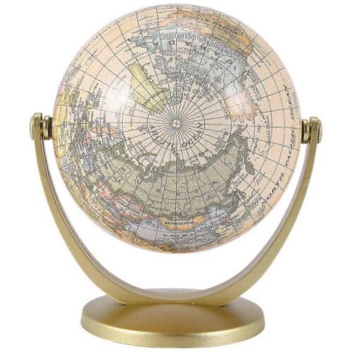 Retro Rotating World Globe Earth Antique Home Office Desktop Decor Geography Educational Learning M JP