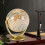 Retro Rotating World Globe Earth Antique Home Office Desktop Decor Geography Educational Learning M JP 5