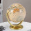 Retro Rotating World Globe Earth Antique Home Office Desktop Decor Geography Educational Learning M JP 3