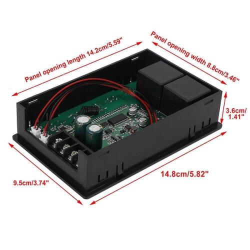 60A PWM DC Motor Speed Controller with LCD Display and Remote Control Adjustable Speed, Timing, and Reversible Operation js 2