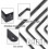 Right Angle Bracket 90 Degrees, Stainless Steel Bracket, Furniture Bracket, Bracket Bracket, Shelf Bracket Fg 2
