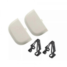 2 Set Gray Iron Sun Visor Cap Clip Retainer for Ford Fusion 2013-2016 2015 js