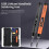 (Grey) Type-C Rechargeable Wireless Welding Tool Digital Electric Soldering Iron Kit js 5