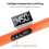 (Orange) Type-C Rechargeable Wireless Welding Tool Digital Electric Soldering Iron Kit js 3