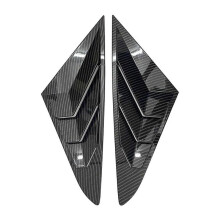 Carbon Fiber ABS Side Window Louver Shutter Cover for Hyundai Sonata 2015-2019 js