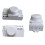 5.8GHz Microwave Radar Sensor Switch Knob Switch Adjustment LED Light Sensor Switch Human Motion Detector js 2