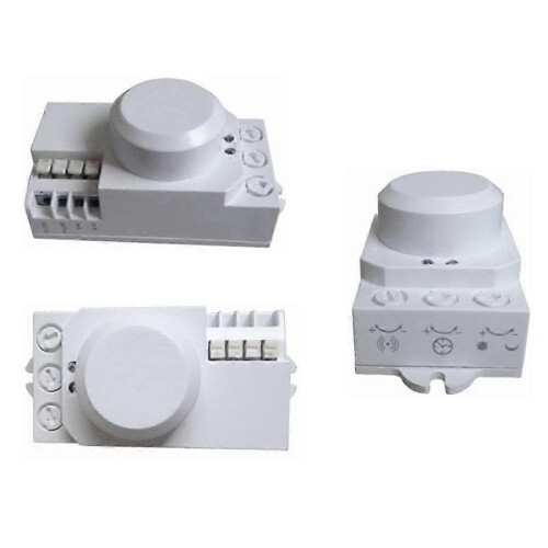 5.8GHz Microwave Radar Sensor Switch Knob Switch Adjustment LED Light Sensor Switch Human Motion Detector js 1
