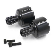 2Pcs Harden Steel Metal Drive Cup Cup 7754X for 1/5 XMAXX 8S RC Car Upgrade Parts Accessories js
