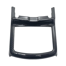 Carbon Fiber  inner Central Control Cup Holder Cover Trim Fit for Dodge Charger 2015-2023 js