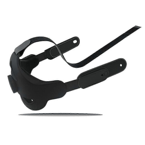 VR Headset Strap for 3 Adjustable Enhanced Head Cushion Wearing Head Strap for 3-Black js