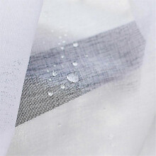 Outdoor Sheer Curtains Waterproof 4 Panels-Semi Voile Sheer Curtains,for Living Room Gazebo Porch B js