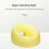 Ergonomics Lying Down Pillow Memory Foam Head Rest Support Pillow Body Massage Face Rest Pillow for js 3