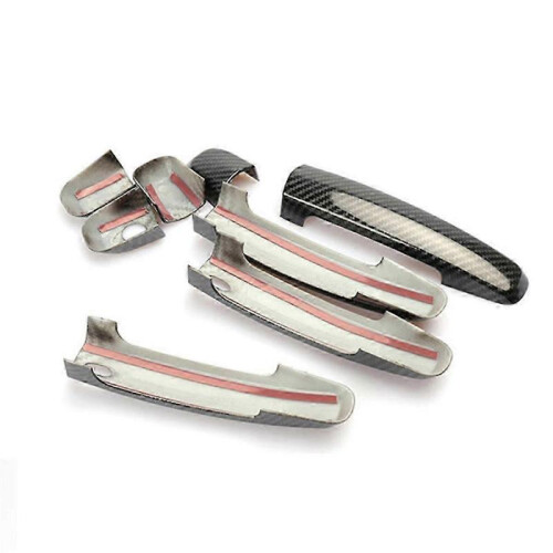 Carbon Fiber Mirror Covers+Door Handle Covers for Grand Durango 2011-2020 js 1