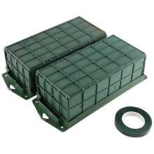 2 Pack Floral Foam Cage for Flower Arrangements Dry and Wet Floral Foam for Fresh Florist Foam js