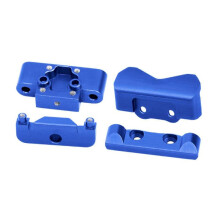 (Blue) GPM 7075 Alloy Front Bulkhead & Rear Pin Mounts For LOSI 1/24 Micro-B 2WD Bugg38