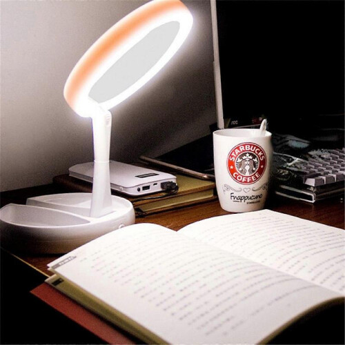 Portable Folding Mirror 10x Magnifying LED Lighting Make Up Vanity Mirror Fg 2