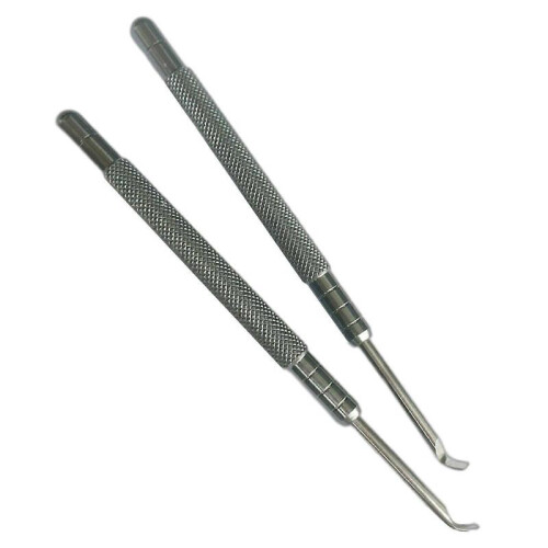 2Pc Watchmaker Repair Tool Watch Hand Remover Delicate Tool Levers Flat Blade Fg 2