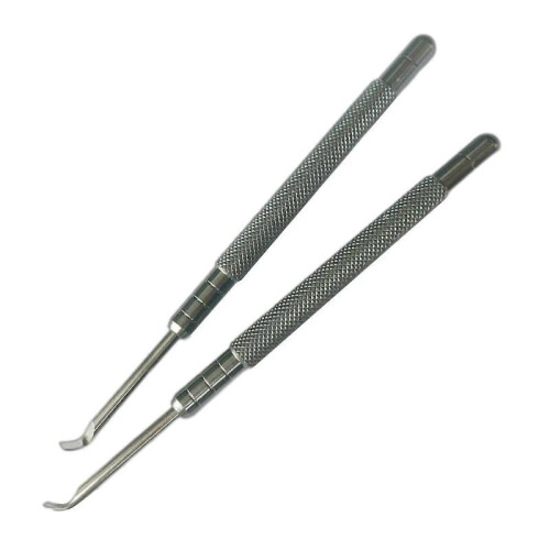 2Pc Watchmaker Repair Tool Watch Hand Remover Delicate Tool Levers Flat Blade Fg