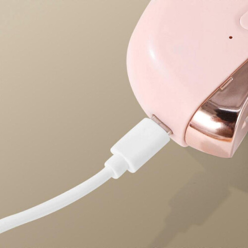 (violet) Automatic Electric Nail Clipper Trimmer Manicure Care Tool Rechargeable Portable js 2