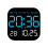LED Square Digital Wall Clock with Remote Control, Temperature, Date & Week Display js 1