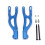 (Blue Front Upper Arm) Front Suspension Control Arm Set for 1/5 ARRMA KRATON OUTCAST js 1
