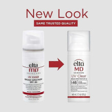 New Face Sunscreen EltaMD SPF 46, Oil-Free Sunscreen with Zinc Oxide,