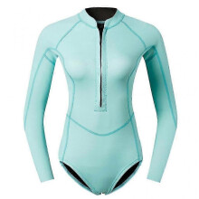(S, blue) 2025 new 2mm diving suit women's wet suit one-piece swimsuit surfing snorkeling