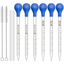 High quality brand new Glass Droppers Pipettes Graduated Lab Dropper Glass