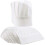 40 Pack Chef Hats for Kids, Adults - Bulk Adjustable Disposable Bakery Hats for 1