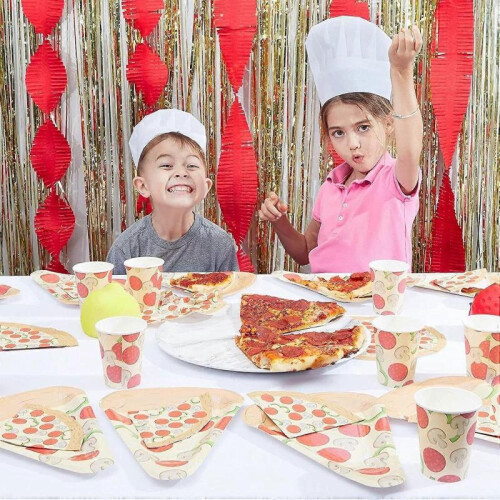 40 Pack Chef Hats for Kids, Adults - Bulk Adjustable Disposable Bakery Hats for 1