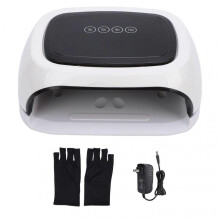 2025 Latest Model Gel Nail Light 108W 42pcs Lamp Chips 4 Timers Infrared Intel...